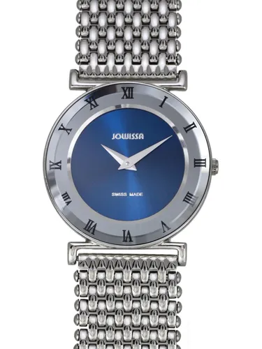 JOWISSA Schweizer Uhr Roma – Elegante Quarz-Uhr - Schweizer Uhr mit analoger Anzeige, spritzwassergeschützt, Saphirglas und edlem Edelstahl-Gehäuse. Perfekt für stilbewusste Träger.