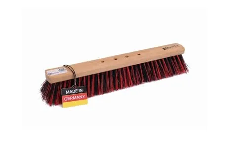 BawiTec 4-Loch Straßenbesen Arenga-Elaston-Mix ohne Stiel - Effizienter Kehrbesen für Außenbereiche mit 80 cm Breite. Hochwertige Borstenmischung aus Arenga und Kunststoff sorgt für gründliche Reinigung. Kompatibel mit 4-Loch-Stielen verschiedener Hersteller. Ideal für Garten, Hof und Terrasse.