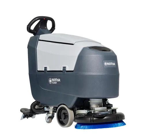 Nilfisk SC401 43E Bodenreiniger/-trockner - Effizienter Reinigungsgerät für bis zu 860 m²/h, ideal für gewerbliche Anwendungen und sorgt für blitzsaubere Böden.