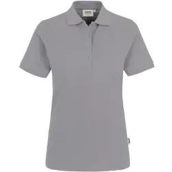 HAKRO Damen Poloshirt Classic 110, titan, Größe 3XL - Damen Poloshirt in titan, Größe 3XL, aus hochwertigem Piqué-Baumwollmaterial, ideal für komfortablen Tragekomfort und stilvolles Design.