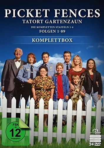 Picket Fences - Tatort Gartenzaun, Komplettbox [24 DVDs] - Spannende Krimiserie auf 24 DVDs, ideal für Fans von packenden Geschichten und fesselnden Charakteren. Freigegeben ab 12 Jahren.
