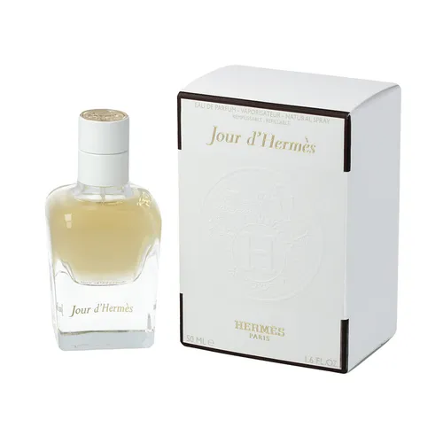 Hermès Jour d`Hermes Eau de Parfum 50 ml - Nachfüllbar - Damendüfte, blumiger Duft mit Grapefruit und Gardenie, eine Hommage an die Femininität für besondere Anlässe.