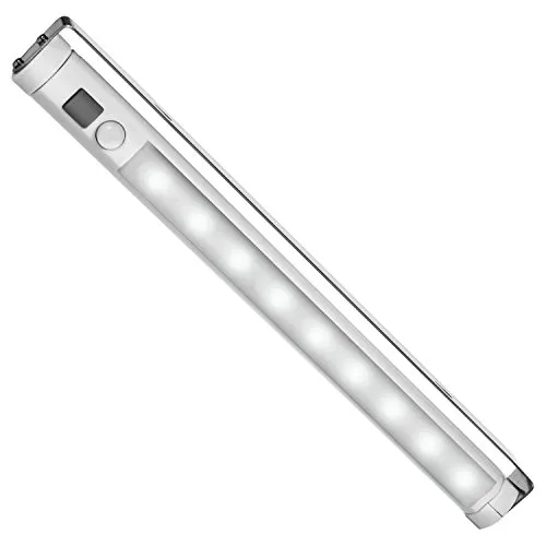 Maclean Energy MCE166 Unterbauleuchte mit PIR-Sensor - Trenn- & Lastschalter, energiesparende 9 SMD LEDs mit praktischer On/Off-Funktion dank PIR-Sensor für automatisches Licht