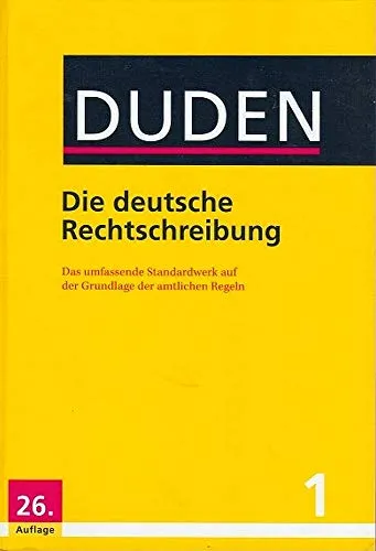 Duden - Die deutsche Rechtschreibung: Standardwerk für korrekte Schreibweise - Duden der deutschen Sprache, umfassendes Nachschlagewerk mit Buch, App & Software für präzise Rechtschreibung und Grammatik.