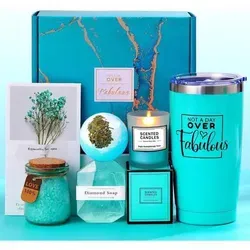 Geschenkbox für Frauen - Ein liebevolles Geburtstagsgeschenk - Dekoration - Die perfekte Geschenkbox für Frauen! Überraschen Sie Mama, Freundin oder Schwester mit einer liebevoll zusammengestellten Auswahl an 6 einzigartigen Geschenken, die Freude und Wärme schenken.