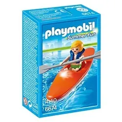 PLAYMOBIL Kinder-Kajak 6674 – Spielspaß im Wasser - Entdecke das PLAYMOBIL Kinder-Kajak 6674! Das schwimmfähige Kajak sorgt für Abenteuer im Wasser und fördert Kreativität und Geschicklichkeit. Ideal für Kinder von 4 bis 10 Jahren.