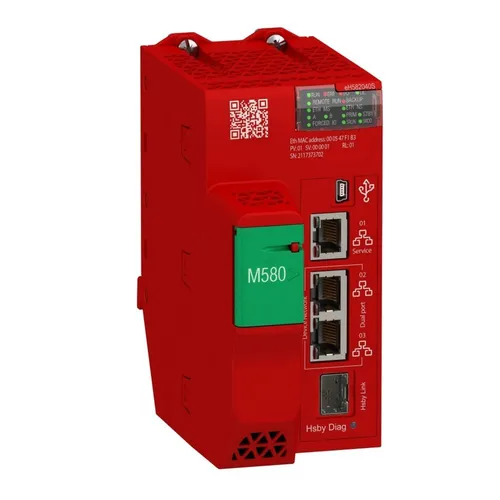 Schneider Electric Modicon M580S HSBY-Safety BMEH582040S - SPS-Prozessor mit 4 Industrial Ethernet-Schnittstellen, modularer Bauweise und einer schnellen Bearbeitungszeit von 0,1 ms – ideal für anspruchsvolle Automatisierungsanwendungen.