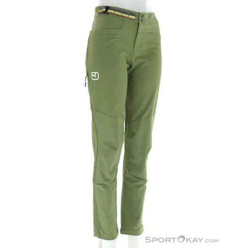 Ortovox Pala Pants Damen Kletterhose - Oliv Dunkelgrün XS - Hochwertige Kletterhose für Damen, bietet optimale Bewegungsfreiheit und ist ideal für anspruchsvolle Klettertouren.
