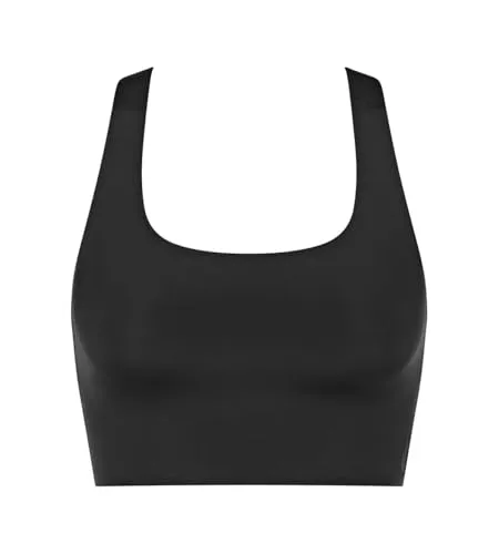 Sloggi BH ZERO Feel 2.0 Racer Top Schwarz X-Large Damen - Funktionsunterwäsche für nahtlosen Komfort – Sloggi ZERO Feel 2.0 Racer Top mit 360°-Stretch und lasergeschnittenen Kanten für unsichtbaren Halt unter jeder Kleidung.