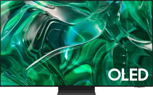 Samsung QE77S95C OLED TV (2023) - 77" 4K Fernseher mit Quantum Dot Technologie - Fernseher mit 77" Diagonale, bietet tiefes Schwarz und lebendige Farben durch selbstleuchtende Pixel und Quantum Dots für ein beeindruckendes Seherlebnis.