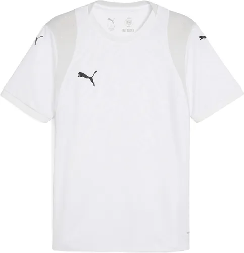 Puma teamCUP Trikot Herren XL - Weiß Schwarz - Sportliches Trikot für Herren, ideal für Fußball, Handball und Volleyball. Hergestellt aus 100% recyceltem Polyester mit dryCELL-Technologie für optimale Feuchtigkeitsregulierung und Komfort.