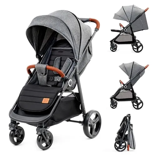KinderKraft Grande Plus - Multifunktionaler Kinderwagen, komfortabel und ideal für aktive Familien