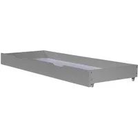 Homestyle4u Bettkasten in Grau 173x16x63 cm - Praktischer Bettkasten für zusätzlichen Stauraum im Schlafzimmer, ideal für Bettwäsche und Kleidung. Mit leichtgängigen Rollen für einfachen Zugriff.