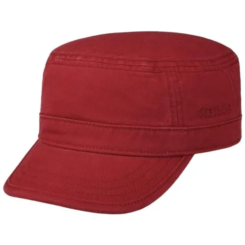 Stetson Gosper Army Cap - Urban Armycap mit UV-Schutz 40 - Baseball Cap für Herren, aus 100% Baumwolle, bietet hohen Tragekomfort und 40-fachen UV-Schutz, ideal für Sommer und Winter.