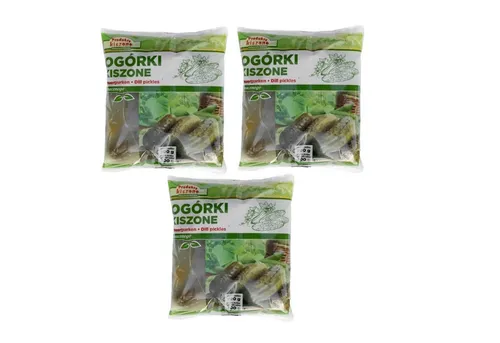 Prima Antipasti Kaluzna Salzgurken Sauergurken im Beutel, 3 x 800 g