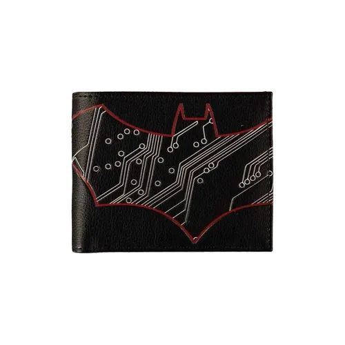 BATMAN Unisex-Erwachsene Mw857252bat Brieftasche, Schwarz und Rot, One Size