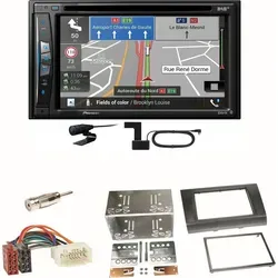 Pioneer AVIC-Z730DAB Navigation Bluetooth Einbauset für Suzuki Swift Sport - Komplett Set mit Pioneer AVIC-Z730DAB, DAB Antenne, 2-DIN Blende und Adaptern. Genießen Sie kabelloses Apple CarPlay, digitales Radio und erstklassige Konnektivität für Ihr Fahrzeug.