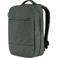 Incase MacBook Pro 15/16'' City Kompakter Rucksack - Meliertes Grau - Der Incase City Compact Backpack schützt Ihr MacBook Pro 15'' sicher und stilvoll. Gepolsterte Schultergurte und atmungsaktives Mesh sorgen für hohen Tragekomfort. Praktische Innentaschen für Zubehör machen ihn ideal für den Alltag.