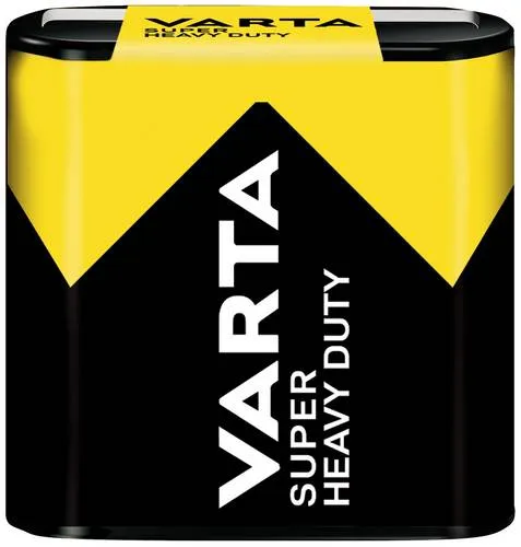 Varta Superlife Zink-Kohle Batterie (4,5V) - Langlebige Autobatterie mit Antisulfatierungstechnologie für bis zu 3x längere Lebensdauer
