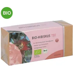 Hibiskustee bio Filterbeutel - Bio-Tees aus kontrolliert biologischem Anbau, fruchtig-herb im Geschmack und ideal für kreative Teemischungen.