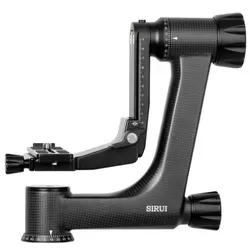 SIRUI PH-30 Gimbal Head mit Wechselplatte PH-120 Carbon - Stativköpfe für Natur- und Sportfotografie, extrem belastbar und komfortabel für präzise Aufnahmen von bewegten Objekten.