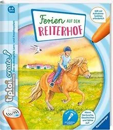 tiptoi® CREATE Ferien auf dem Reiterhof - Interaktive Audio-Erlebnisse für Kinder: Nimm Geräusche, Geschichten und Sätze auf und entdecke die Welt des Reiterhofs.