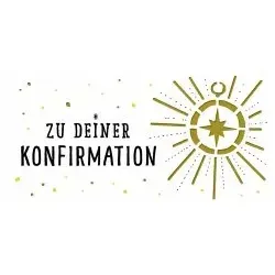 Kuvert für einen Geld- oder Gutschein - Zu deiner Konfirmation