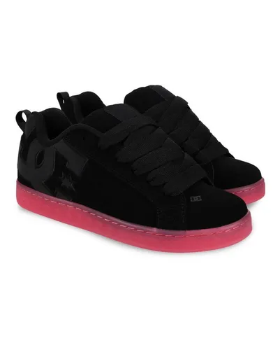DC Shoes Court Graffik Sneaker Schwarz/Pink EU 39 - Stylische DC Shoes Court Graffik Sneaker in Schwarz/Pink, Größe EU 39. Ideal für Freizeit und Streetstyle. Mit abriebfester Gummisohle für optimalen Halt und Komfort.