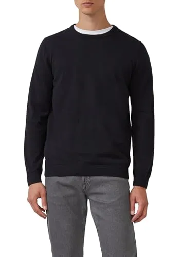 s.Oliver Herren Pullover 2143173 in Schwarz, 3XL - Stilvoller Crew Neck Pullover für Herren, Regular Fit, aus hochwertigem Material - ideal für lässige Outfits oder im Büro.