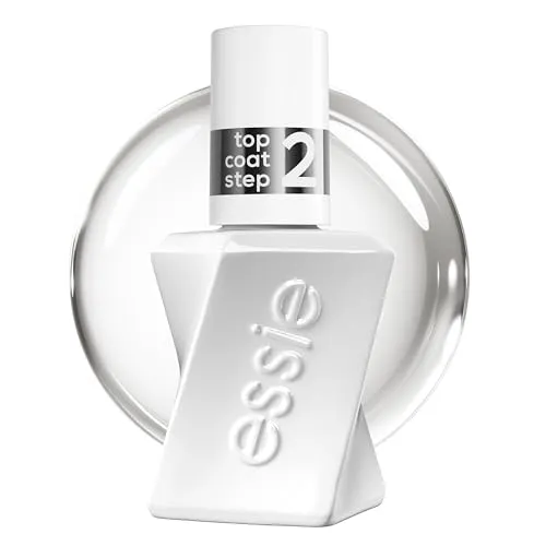 essie Gel Couture Top Coat - Langanhaltender Nagellack mit Glanz - Nageldesign mit professioneller Gel-Maniküre für Zuhause, hält bis zu 15 Tage ohne UV-Lampe und sorgt für 20% mehr Glanz.