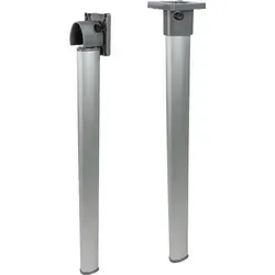 Knorz Tischbein Gelenktischfuß aus Aluminium für Wohnwagen und Boote - Tischgelenkfuß aus eloxiertem Aluminium, klappbar um 90°, leicht und stabil mit nur 675g. Ideal für Caravan und Boot, witterungs- und UV-beständig.