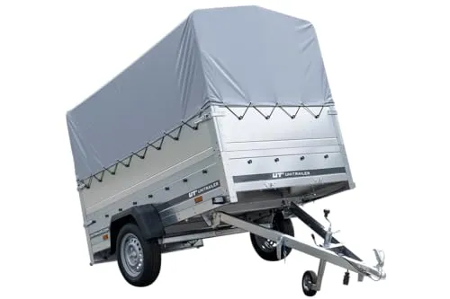 Führerschein B Anhänger 230 KIPP mit Stützrad - Robuster Anhänger mit zusätzlichen Bordwänden, ideal für vielseitige Transporte und optimalen Stauraum.