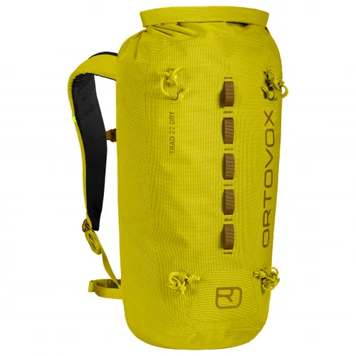 Ortovox Trad 22 Dry dirty daisy - Alpin-Rucksack, wetterfest und leicht für alpine Unternehmungen. Der TRAD 22 DRY schützt Ihre Ausrüstung vor Nässe und bietet praktische Features wie Seilfixierung und Pickelbefestigungen.