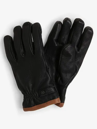 Lederhandschuhe PEARLWOOD "Moore", Damen Gr. 9, schwarz - Handschuhe aus 100% Ziegenleder, atmungsaktiv und wärmend. Ideal für kalte Tage, wind- und wasserabweisend mit praktischem Gummizug für perfekten Sitz.