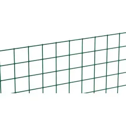 Alberts 614539 Schweißgitter - 5m, 100cm hoch, grün - Abzüge, Gitter & Belüftungen - Hochwertiges, verzinktes Schweißgitter in grün, ideal für kreative Projekte und sichere Umzäunungen.