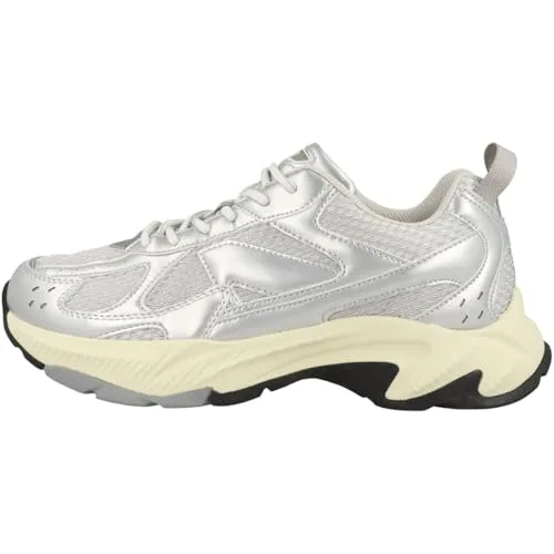 ARKK Copenhagen Unisex Erwachsene Sneaker Low Forma Runner Silber 45 - Stylische Sneaker mit robustem Mesh- und Lederimitat-Obermaterial. Gepolsterte Innensohle sorgt für hohen Tragekomfort. Ideal für Alltag und Freizeit mit markanter Außensohle für besten Halt.