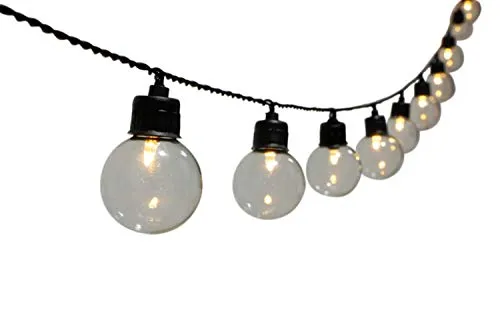 Dehner Solar-Lichterkette Ronda – Warmweiß, 380 cm, spritzwassergeschützt - Schaffen Sie stimmungsvolle Abende im Freien mit der Dehner Solar-Lichterkette Ronda. 20 warmweiße LEDs sorgen für gemütliches Licht, ideal für Gartenpartys. Energiesparend und bis zu 6 Stunden Leuchtdauer.