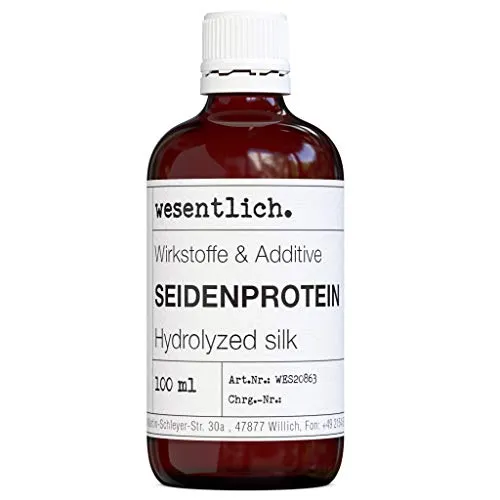 wesentlich. Seidenprotein 100ml flüssig - für seidenweiche Haut und Haare - für gesunden Glanz und gegen Austrocknen