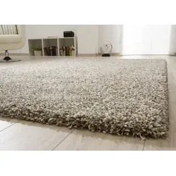 Steffensmeier Hochflor Teppich Twilight 80x150 cm - Hochwertiger Teppich mit 50 mm dickem Flor und Soft-Touch-Effekt, ideal für das Wohnzimmer. Strapazierfähig und schadstoffgeprüft für langanhaltende Freude.
