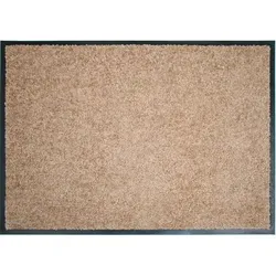 Astra FUßMATTE Proper Tex uni, Sand, Textil, rechteckig, 40x60 cm, rutschfest, schmutzabweisend, Teppiche & Böden, Fuß & Stufenmatten, Fußmatten und Schmutzfangmatten