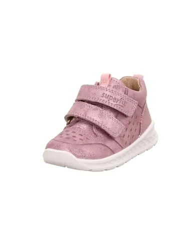superfit Leder-Boots "Breeze" in Rosa, Größe 27 - Baby-Boots mit Klettverschluss und verstärkter Kappe für optimalen Halt. Ideal für kleine Entdecker und modisch in glänzendem Rosa.