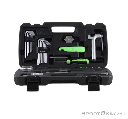 Birzman Essential Tool Box - Werkzeugkoffer für Fahrradreparaturen - Fahrradwerkzeuge, kompakte Werkzeugkoffer mit hochwertigem Inhalt, ideal für schnelle Reparaturen unterwegs.