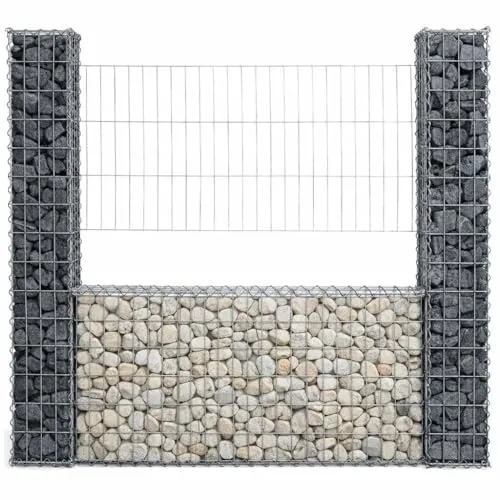 ESTEXO Gabionenzaun 160x20x150 cm – Robuste Gabionen für Garten und Sichtschutz - Hochwertige Gabionen aus 4 mm starkem Draht, einfach im Aufbau. Ideal für kreative Gartengestaltung und langlebigen Sichtschutz. Befüllbar mit verschiedenen Steinen für individuelle Designs.