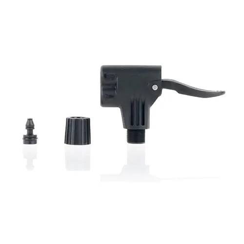 HEYNER® Fahrradpumpen Kopf mit Hebelstecker -Ersatzadapter Multi- passend alca® Luftpumpen und weiteren Modellen Ersatz Pumpenkopf