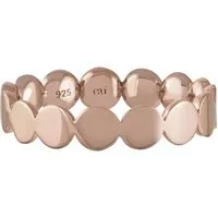 cai Ring 925 Sterling Silber rosévergoldet Boho - Eleganter Boho-Ring aus 925 Sterling Silber, rosévergoldet, 4,5 mm breit. Ideal für stilvolle Outfits und kommt mit einem praktischen Etui zur sicheren Aufbewahrung.