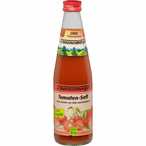 TOMATEN SAFT Bio Schoenenberger 330 ml - Bio-Tomatensaft in 330 ml, reich an Vitaminen und ideal zur Stärkung des Immunsystems.