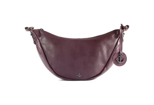 Harbour 2nd Anchor Love Smilla Umhängetasche 33 cm in lila - Elegante Umhängetasche aus hochwertigem Leder, ideal für den täglichen Einsatz. Mit ihrem stilvollen Design und der praktischen Größe ist sie der perfekte Begleiter für jede Gelegenheit.