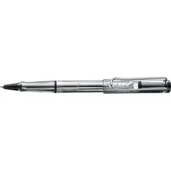 LAMY Tintenroller Vista Transparent mit blauer Tintenpatrone T10 - Ergonomischer LAMY Tintenroller für flüssiges Schreiben. Ideal für Schule und Büro. Mit löschbarer blauer Tinte für flexibles Arbeiten. Robustes Gehäuse aus ASA-Kunststoff.