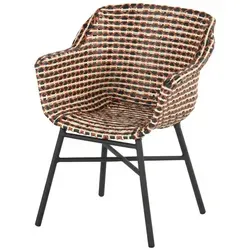 Hartman Delphine Dining Sessel - Aluminium in Carbon Black - Gartenstuhl mit ergonomischer Sitzschale für optimalen Komfort und langlebigem Design, ideal für stilvolle Outdoor-Momente.