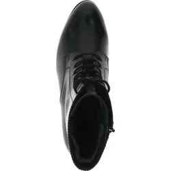 Caprice Stiefelette Schnürung Blockabsatz elegant mit Zipper zeitlos 9-25105-41, Größe:38 EU, Farbe:Schwarz - Schwarz - 38